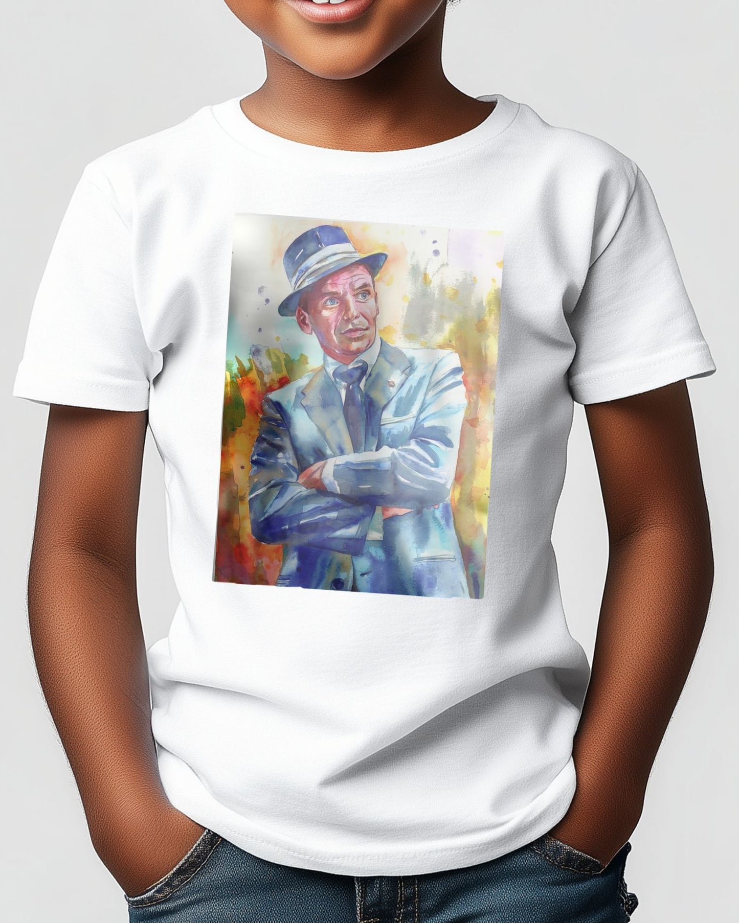 Frank Sinatra young painting - @AROMABOLD