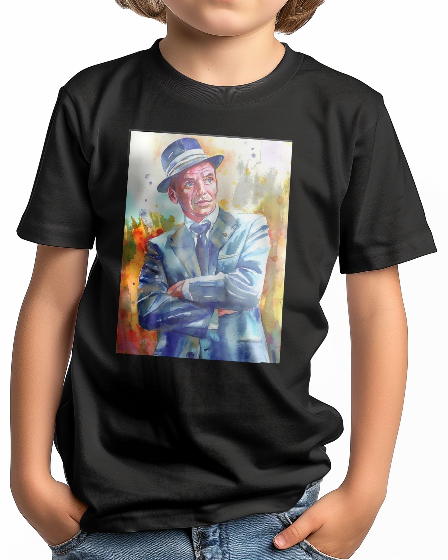 Frank Sinatra young painting - @AROMABOLD