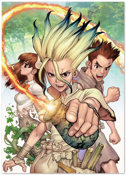 Dr Stone paintings - @ahobang