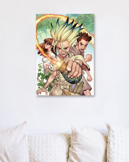 Dr Stone paintings - @ahobang