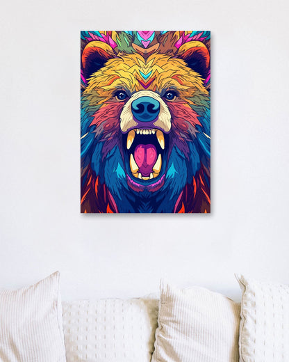 Animal Bear Pop Art - @GreyArt