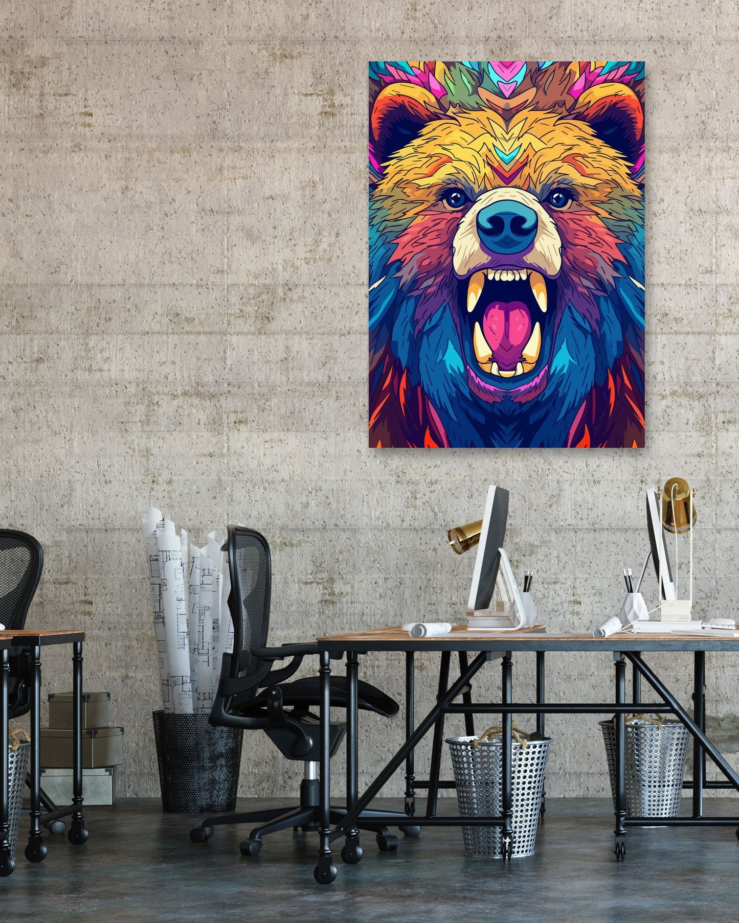 Animal Bear Pop Art - @GreyArt