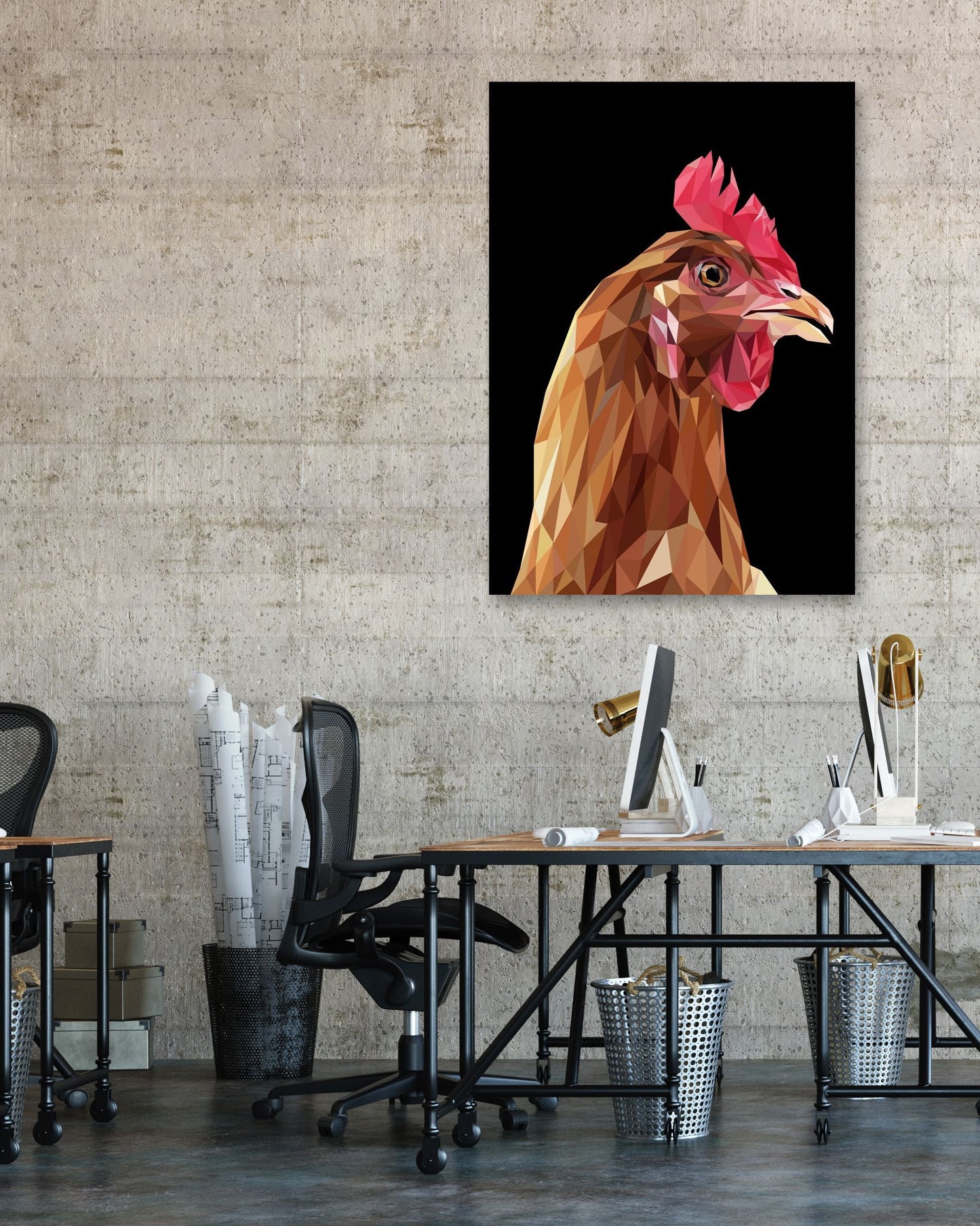 rooster chicken - @Artnesia