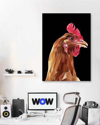 rooster chicken - @Artnesia
