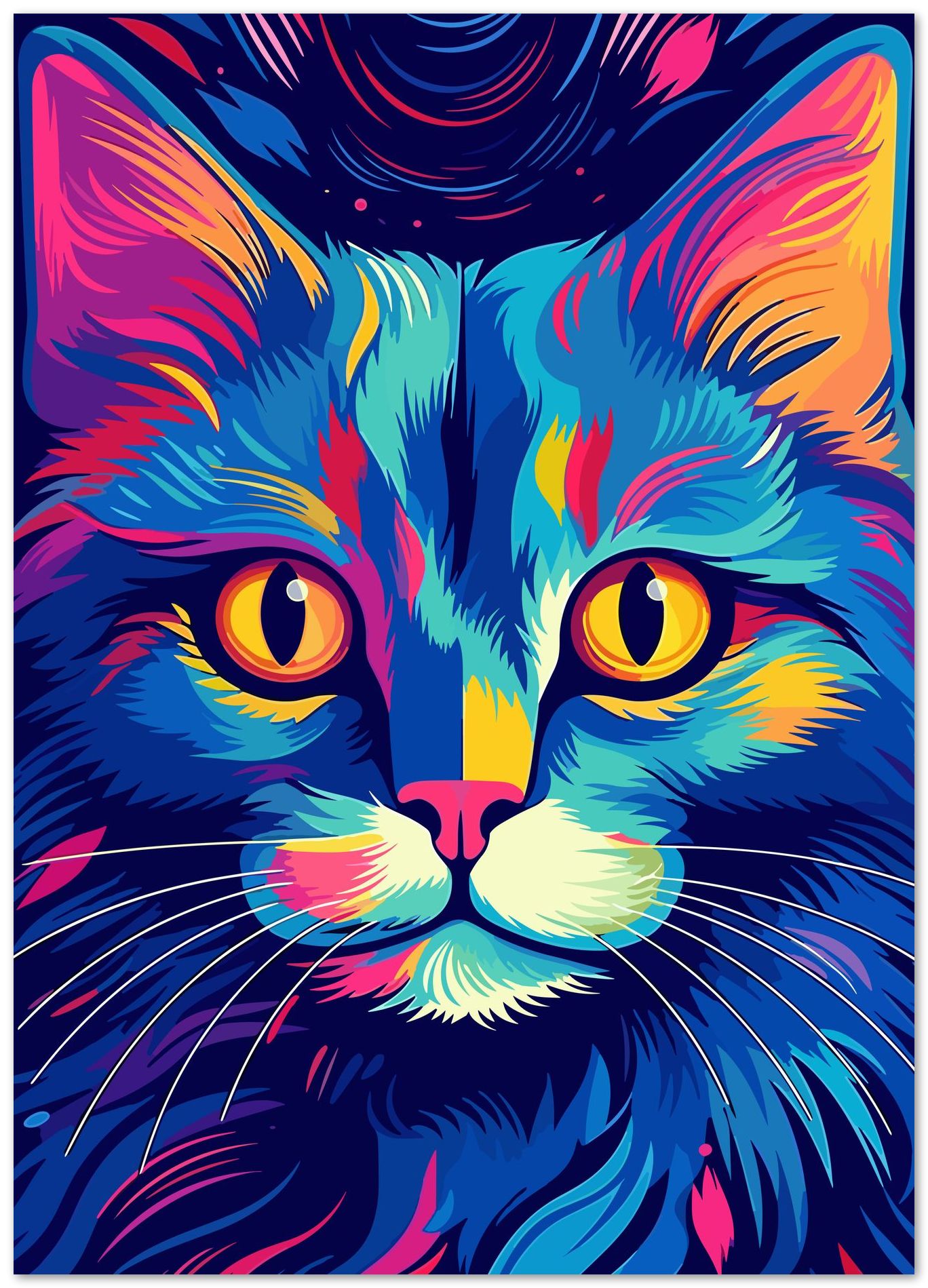 Cat Pop Art  - @GreyArt