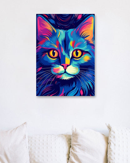 Cat Pop Art  - @GreyArt