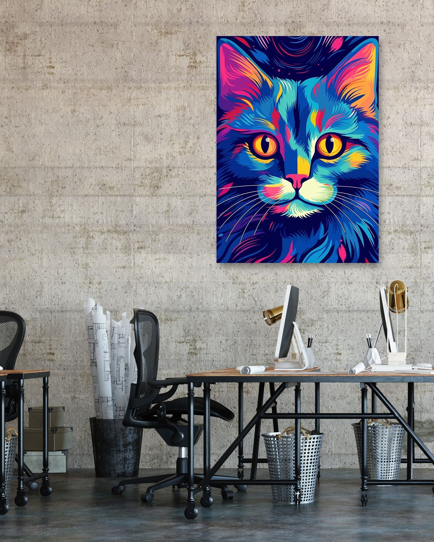 Cat Pop Art  - @GreyArt