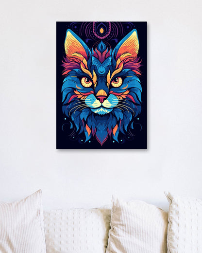 Cat Pop Art 1 - @GreyArt