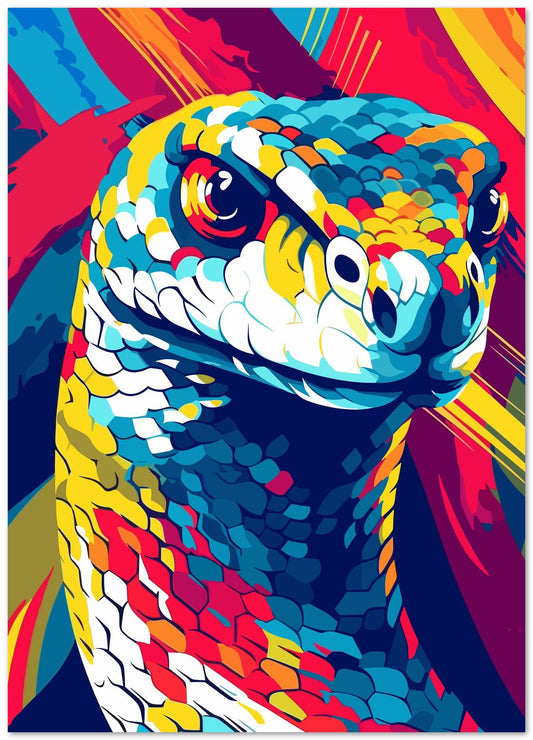 Animal Snake Pop Art - @GreyArt