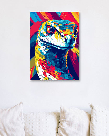 Animal Snake Pop Art - @GreyArt