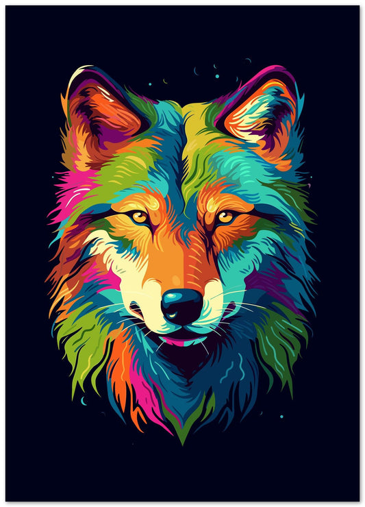 Animal Wolf Pop Art - @GreyArt