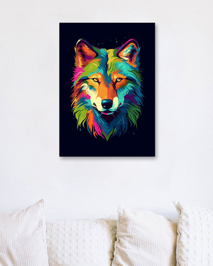 Animal Wolf Pop Art - @GreyArt
