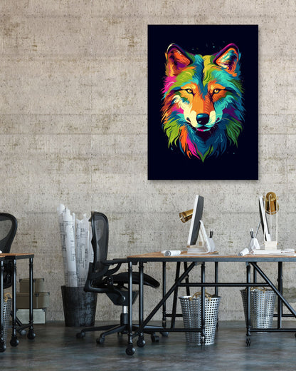 Animal Wolf Pop Art - @GreyArt