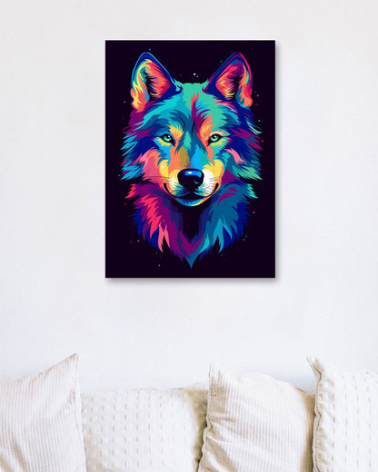 Wolf Pop Art - @GreyArt