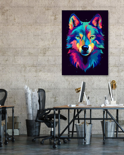 Wolf Pop Art - @GreyArt