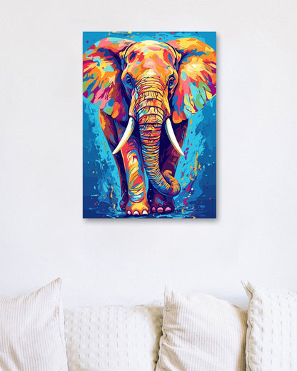 Animal Elephant Pop Art - @GreyArt