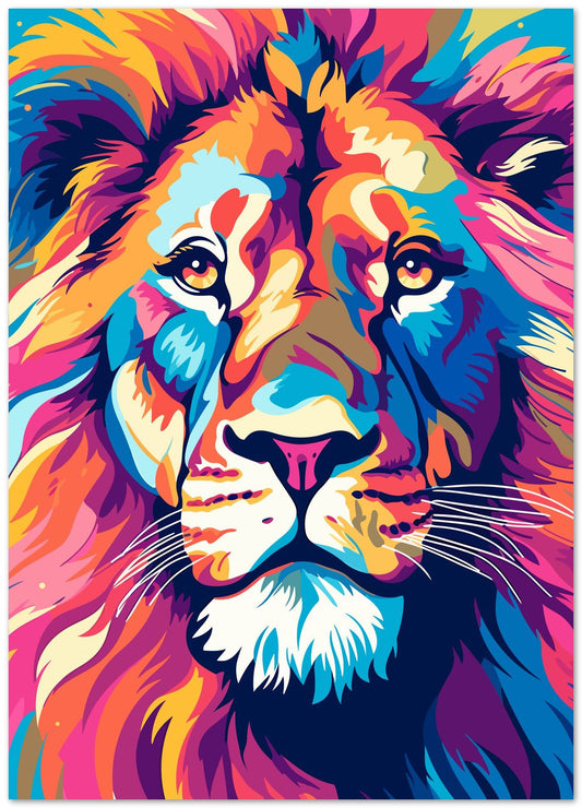 Animal Lion Pop Art - @GreyArt