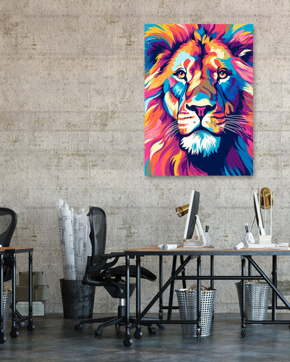 Animal Lion Pop Art - @GreyArt