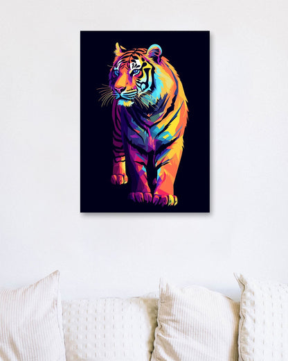 Animal Tiger Pop Art - @GreyArt