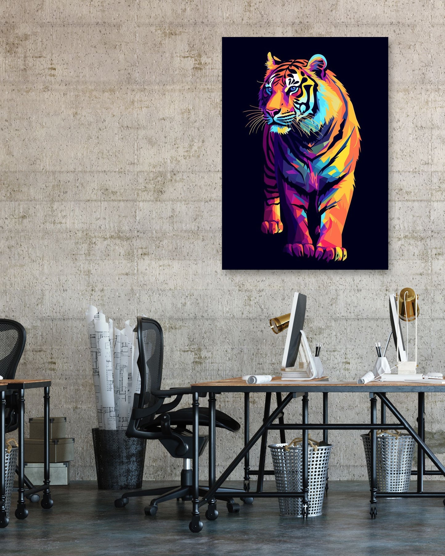 Animal Tiger Pop Art - @GreyArt