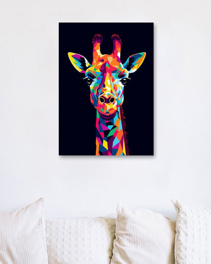 Animal Giraffe Pop Art - @GreyArt