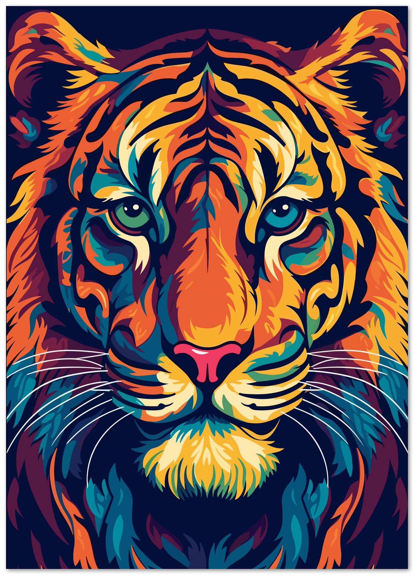 Tiger Pop Art - @GreyArt