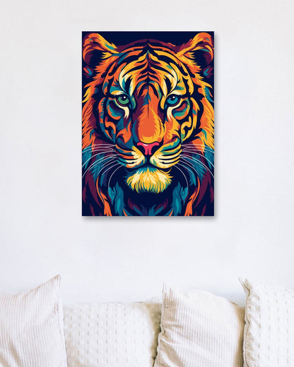 Tiger Pop Art - @GreyArt