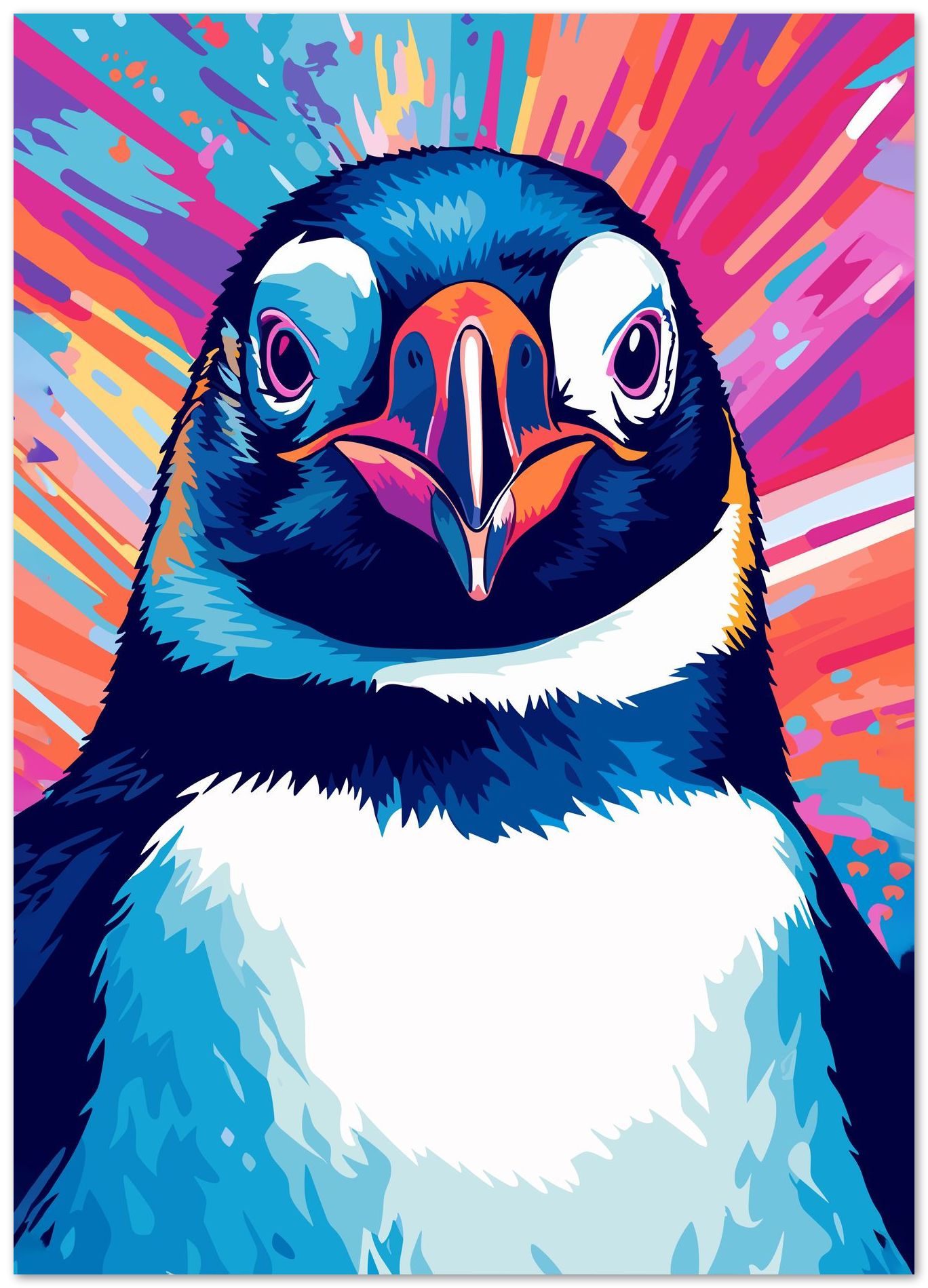 Animal Penguin Pop Art - @GreyArt