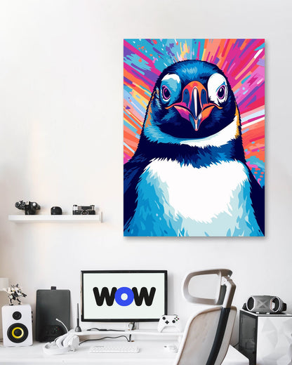 Animal Penguin Pop Art - @GreyArt