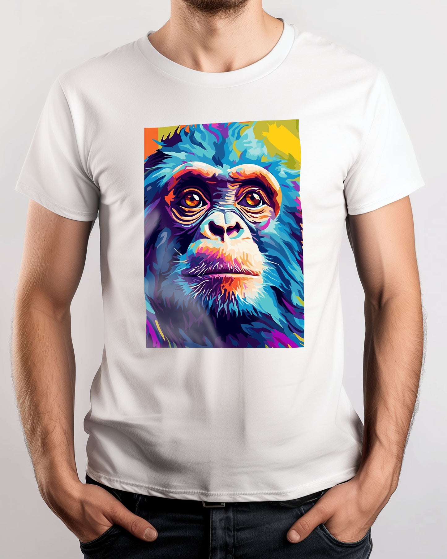 Animal Monkey Pop Art - @GreyArt