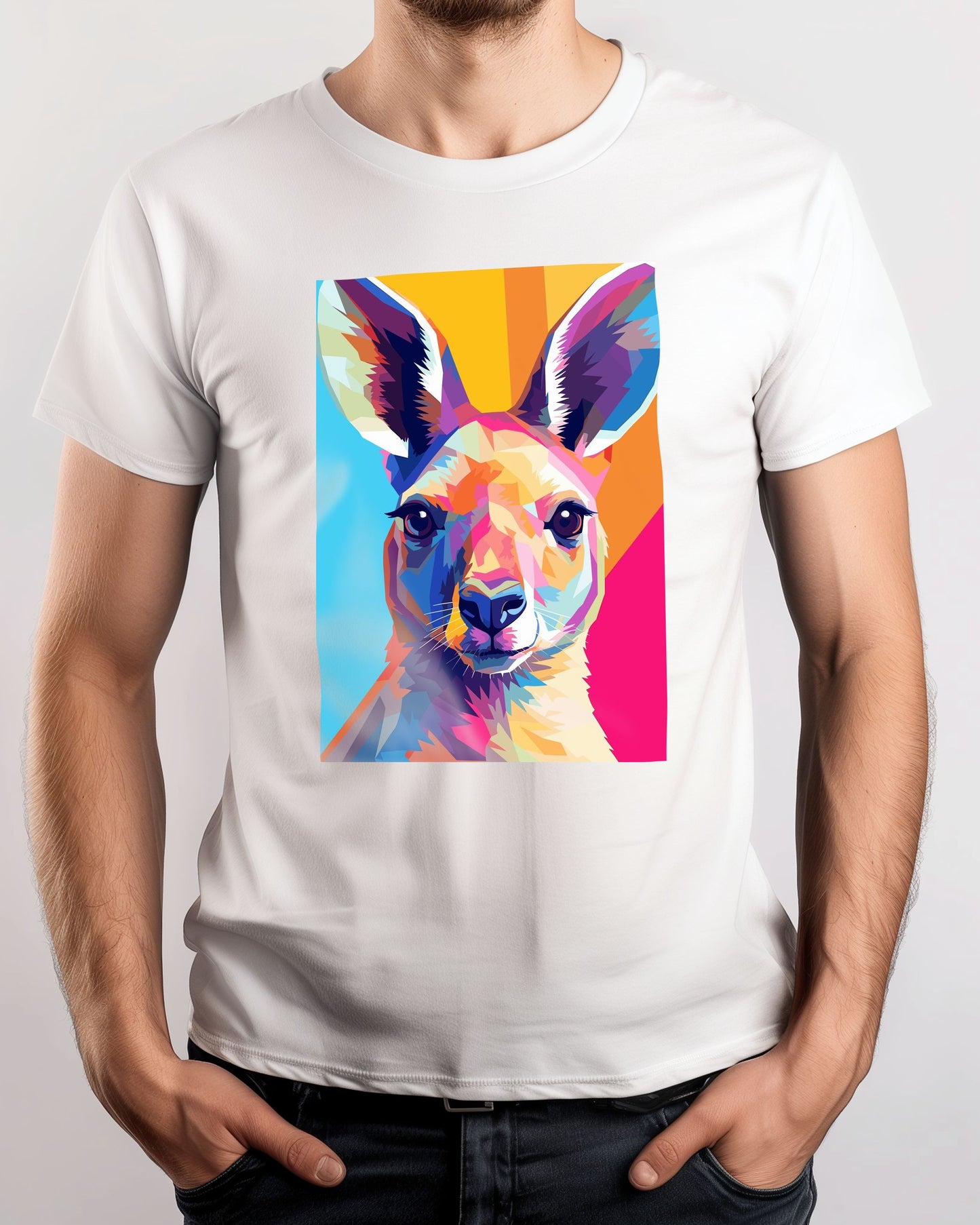 Animal Kangaroo Pop Art - @GreyArt