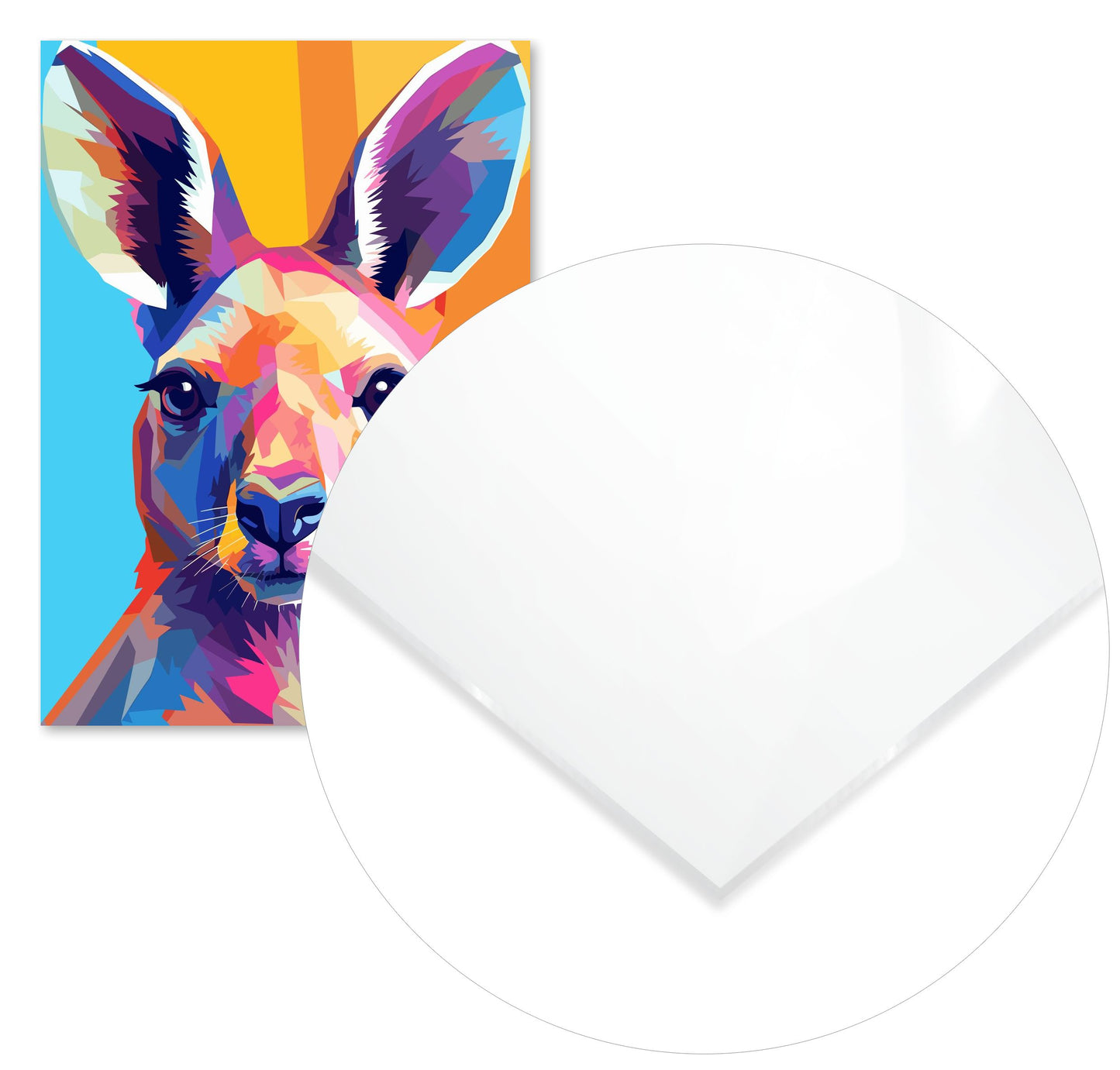 Animal Kangaroo Pop Art - @GreyArt