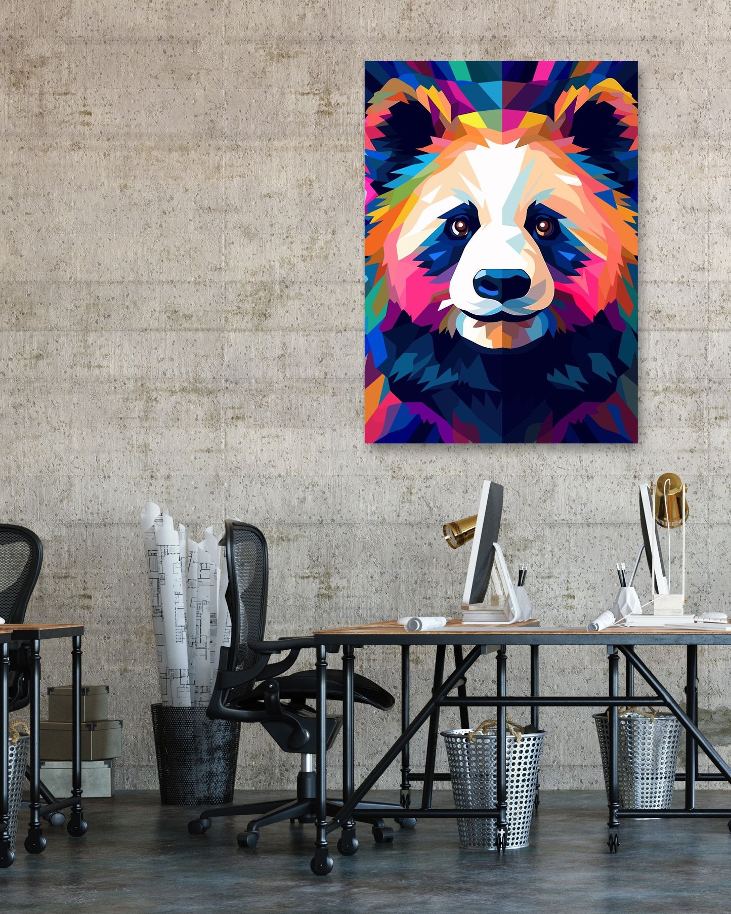 Animal Panda Pop Art - @GreyArt