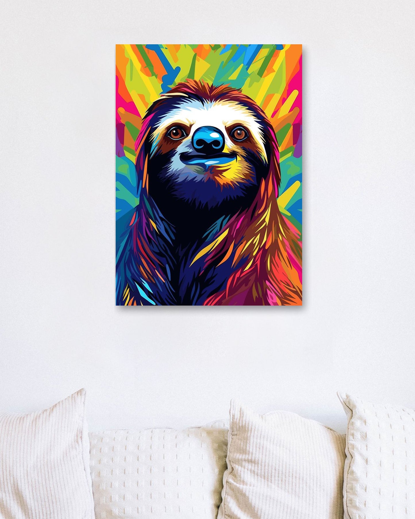 Animal Sloth Pop Art - @GreyArt