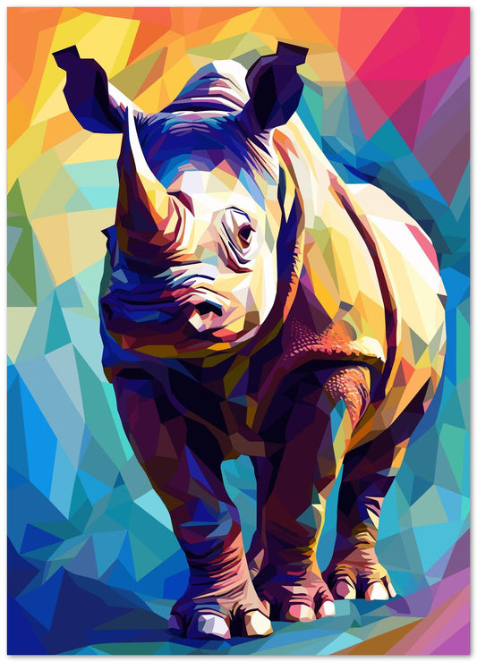 Animal Rhino Pop Art - @GreyArt