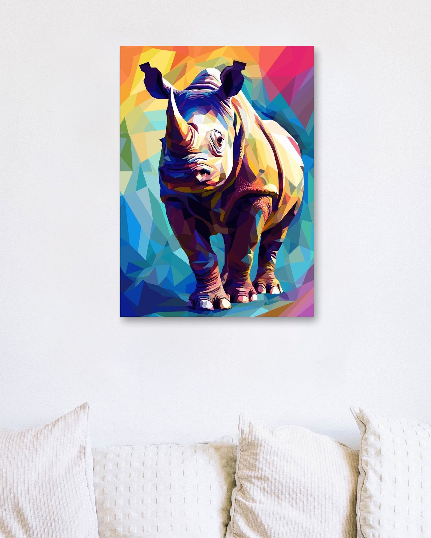 Animal Rhino Pop Art - @GreyArt