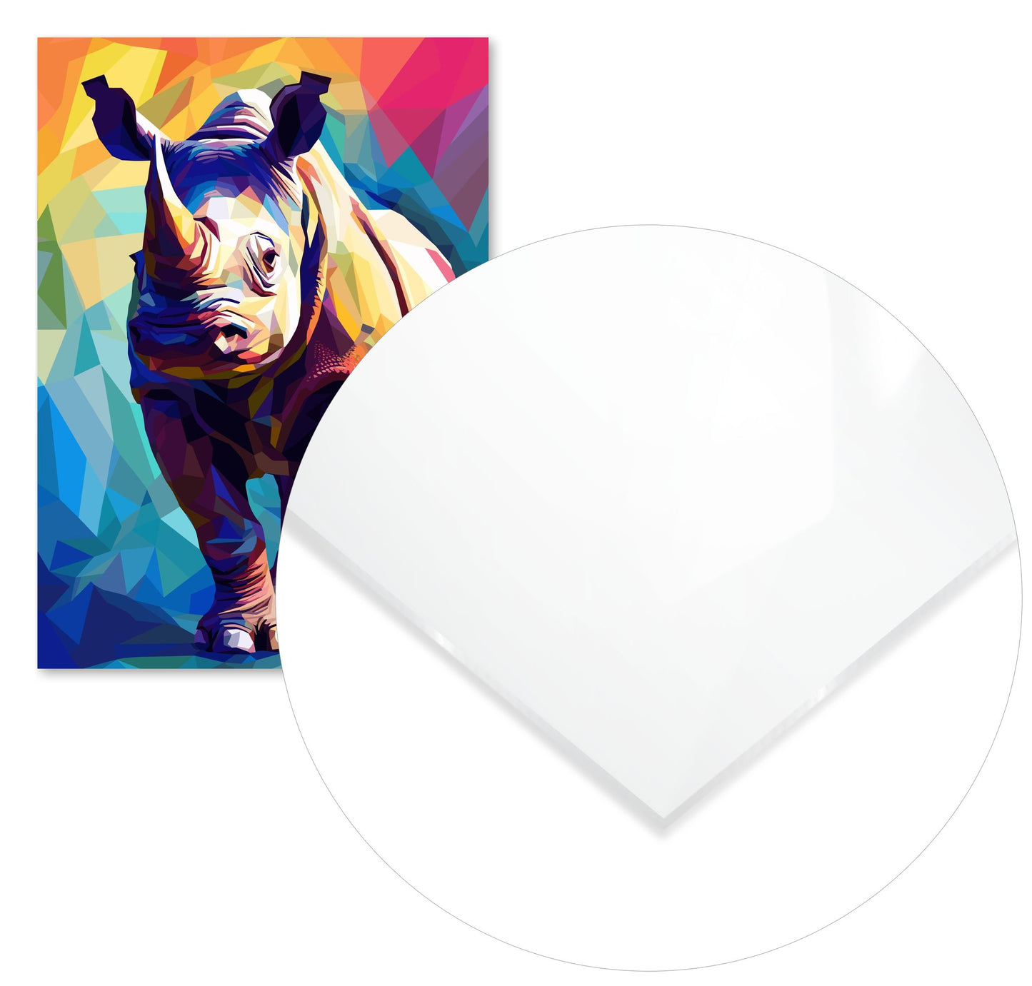 Animal Rhino Pop Art - @GreyArt