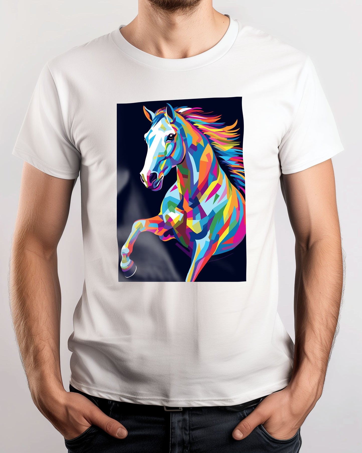 Horse Color Pop Art - @GreyArt