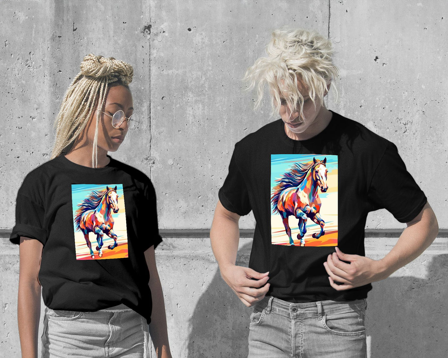 Horse WPAP Pop Art - @GreyArt