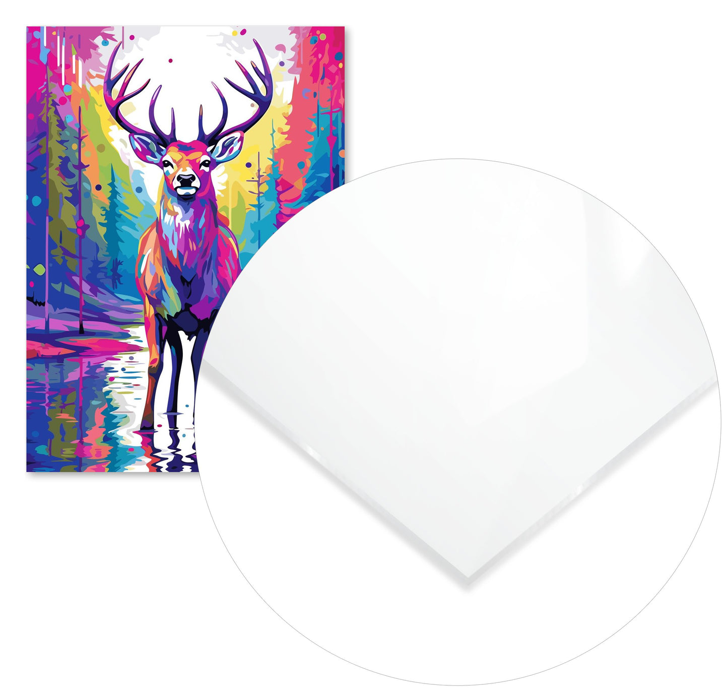 Deer WPAP Pop Art - @GreyArt
