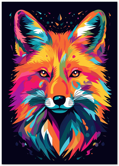 Animal Fox WPAP Pop Art - @GreyArt
