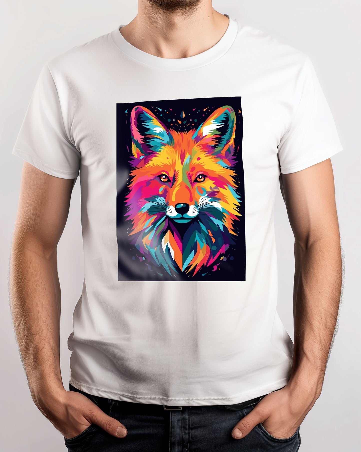 Animal Fox WPAP Pop Art - @GreyArt