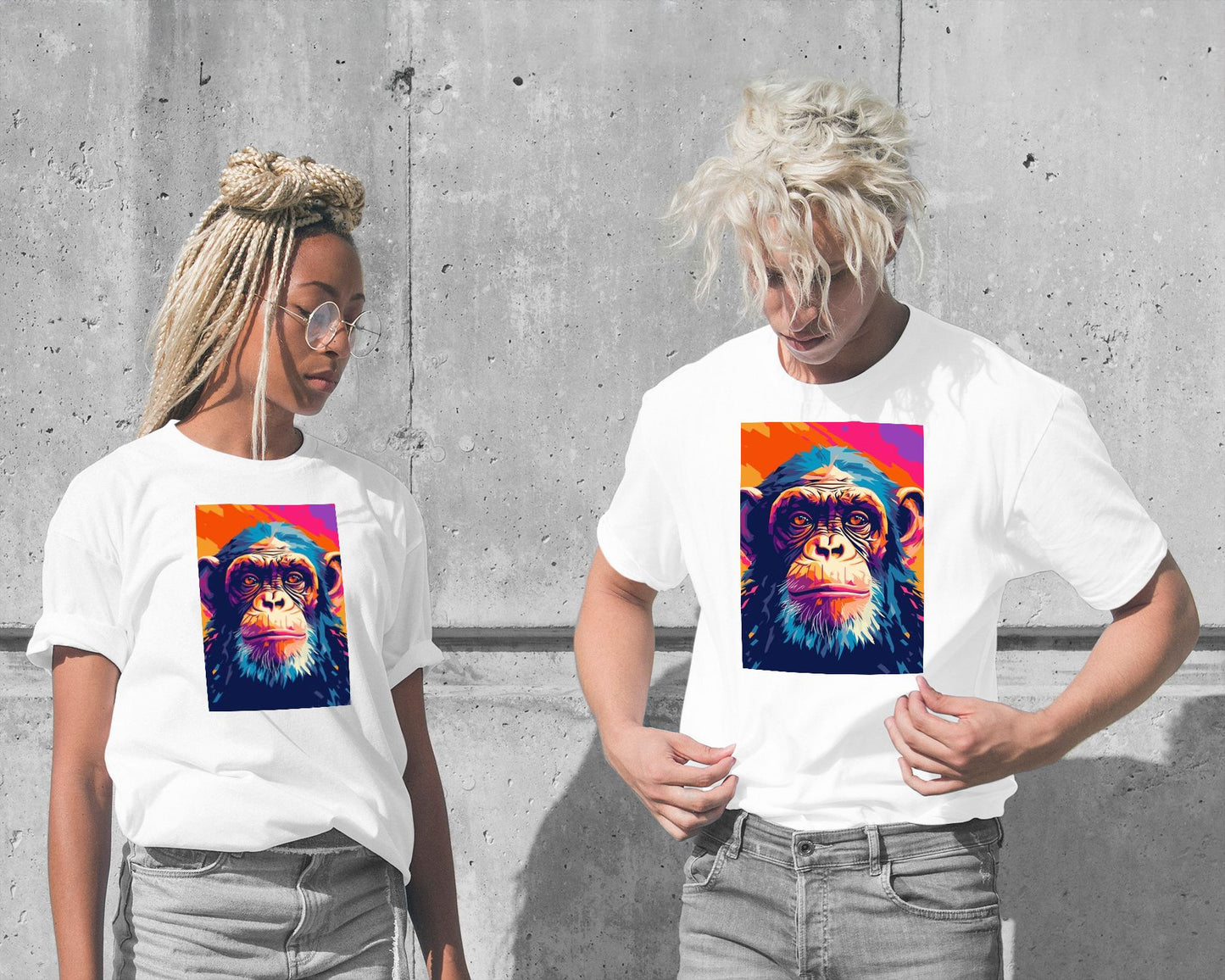 Monkey animal Pop Art - @GreyArt