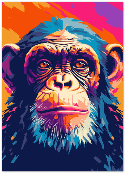 Monkey animal Pop Art - @GreyArt