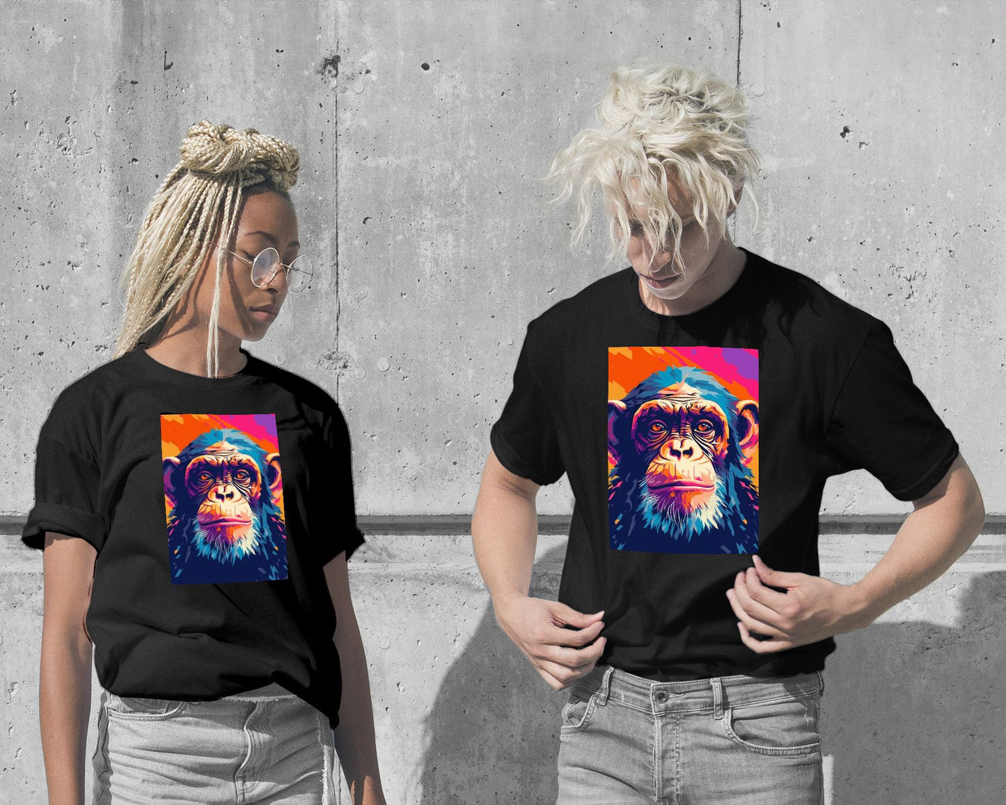 Monkey animal Pop Art - @GreyArt