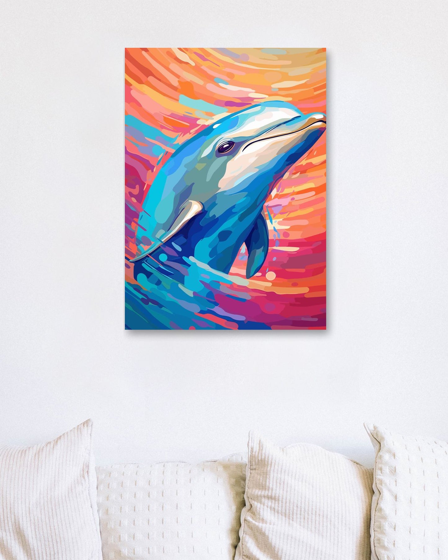 Dolphin Pop Art - @GreyArt