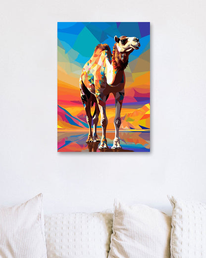 Animal Camel Pop Art - @GreyArt