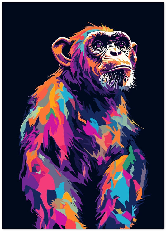 Animal Monkey WPAP - @GreyArt