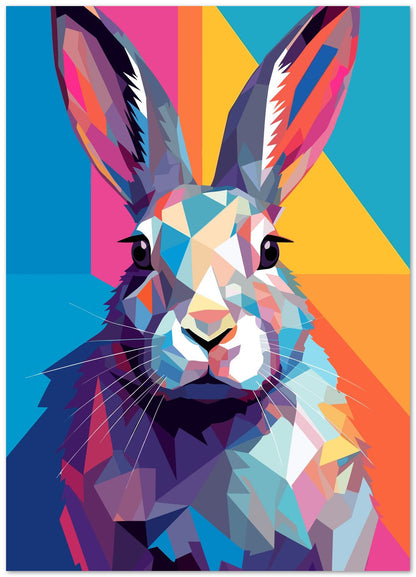 Rabbit Animal Pop Art - @GreyArt