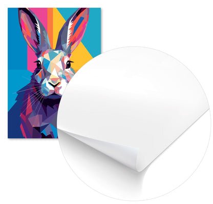 Rabbit Animal Pop Art - @GreyArt